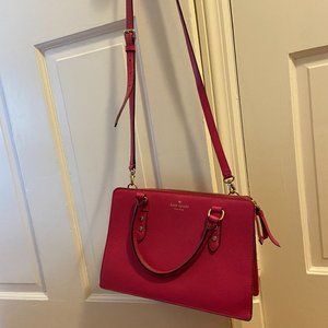 Kate Spade Bright Pink Leather Bag